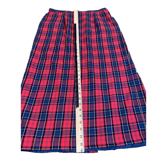 Vintage Bechamel Christmas plaid, maxi skirt size 14 - Picture 14 of 14